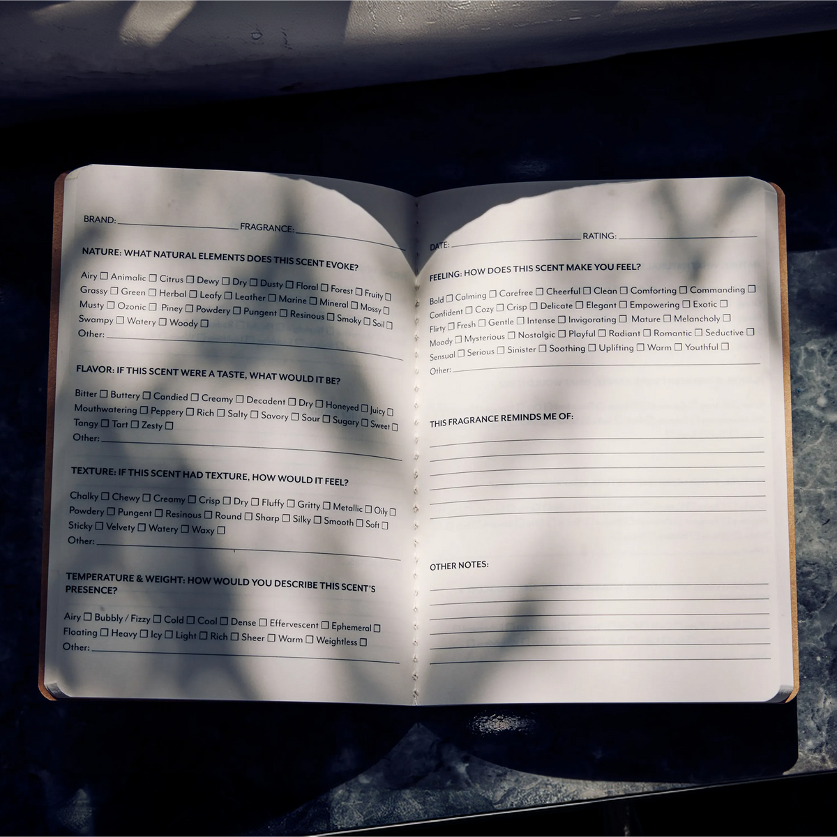 Scentiment Journal